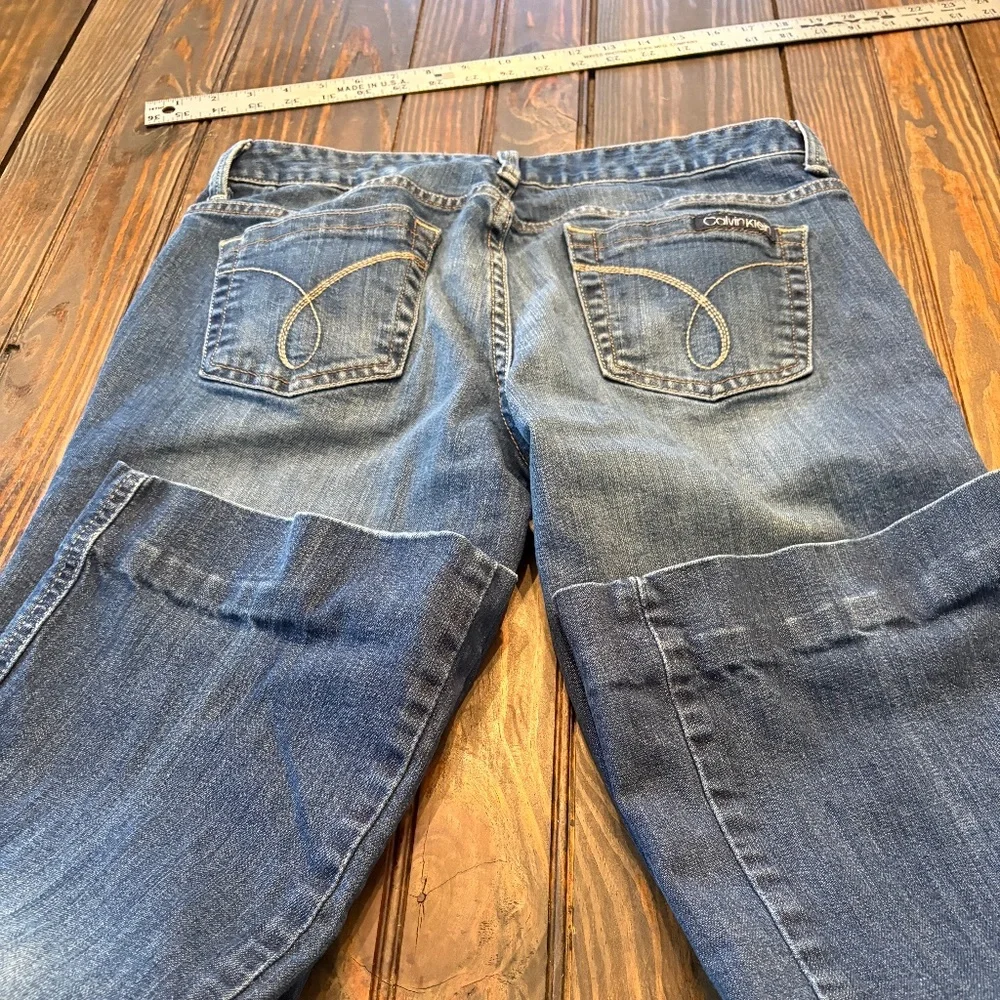 Calvin Klein ultimate boot cut blue jeans size 6 - Picture 5 of 7